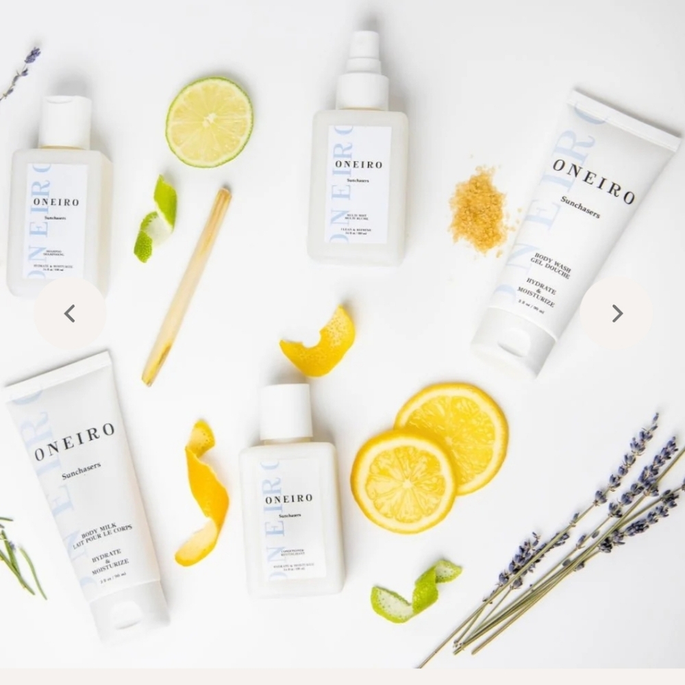 LUXURY Skin ONIERO • SUNCHASERS 5 pc Travel Kit • Brand New Luxury Hair & Body - Picture 2 of 7
